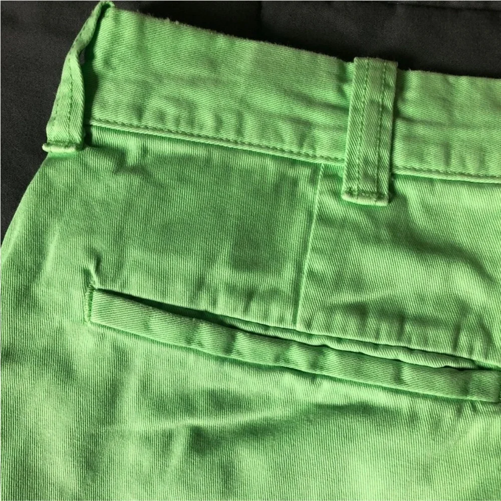 J. Crew - Mens 9” Cotton Stanton Short in Neon Lime
